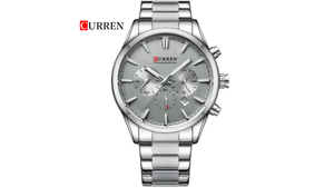 Reloj Curren 8446 Plateado - Metálico de Hombre