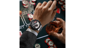 Reloj Curren 8410 Plateado/Negro - Metálico de Hombre