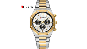 Reloj Curren 8440 Plateado/Dorado/Blanco - Metálico de Hombre