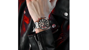 Reloj Curren 8415 Negro Pavonado/Oro Rosa - Metalico de Hombre