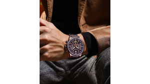 Reloj Curren 8399 Morado/Oro Rosa - Metálico de Hombre