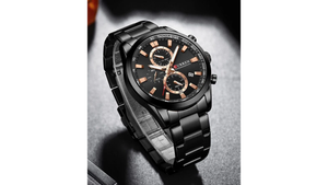Reloj Curren 8445 Pavonado/Oro Rosa - Metálico de Hombre