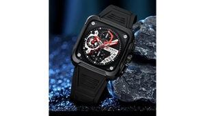 Reloj Curren 8461 Negro - Silicona de Hombre