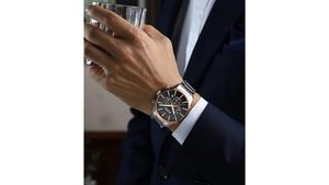 Reloj Curren 8435 Plateado/Oro Rosa - Metálico de Hombre
