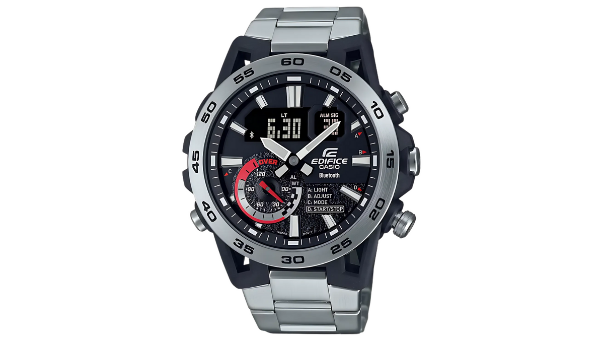 Reloj Casio Edifice ECB - 40D - 1A Metálico de Hombre