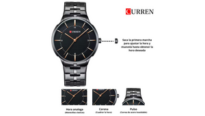 Reloj Curren 8321 Pavonado - Metálico de Hombre