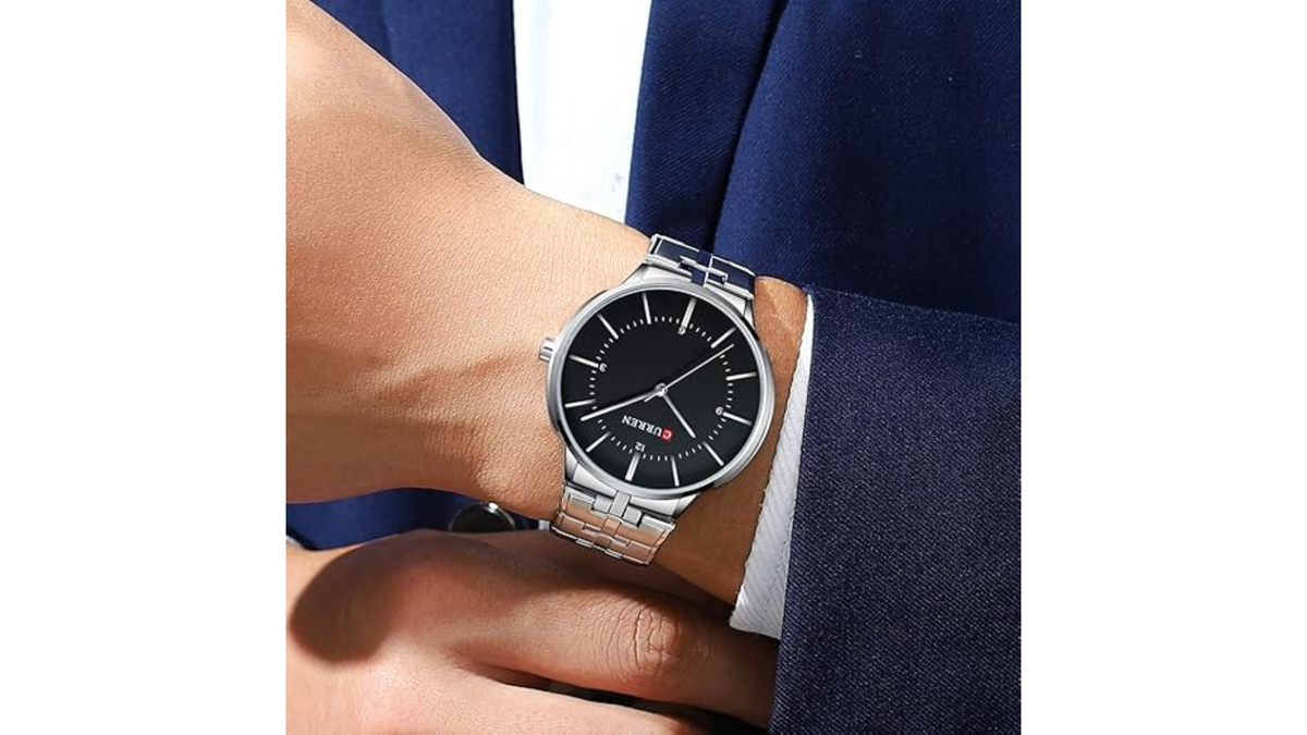 Reloj Curren 8321 Plateado - Metálico de Hombre