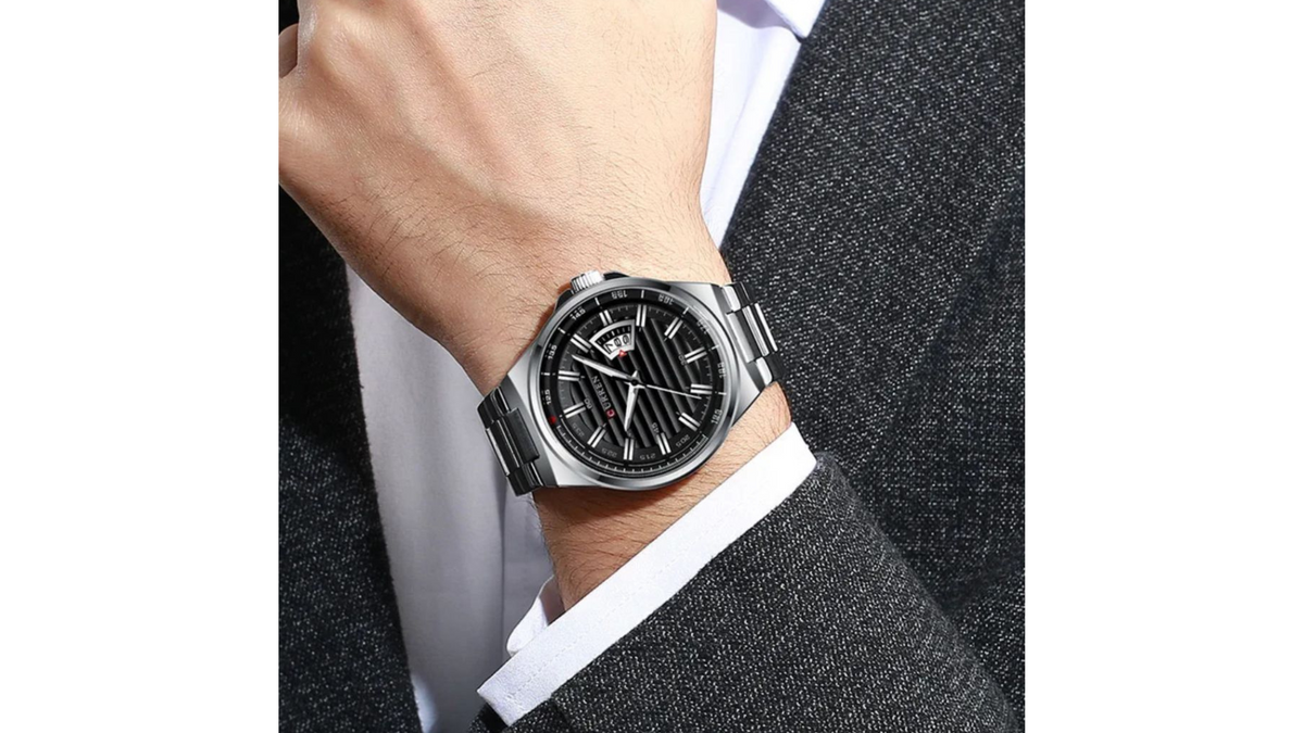 Reloj Curren 8375 Plateado - Metálico de Hombre