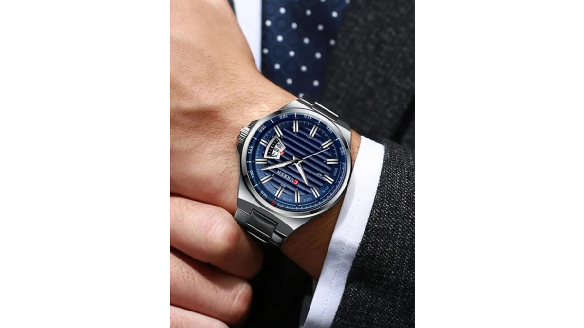 Reloj Curren 8375 Plateado - Metálico de Hombre