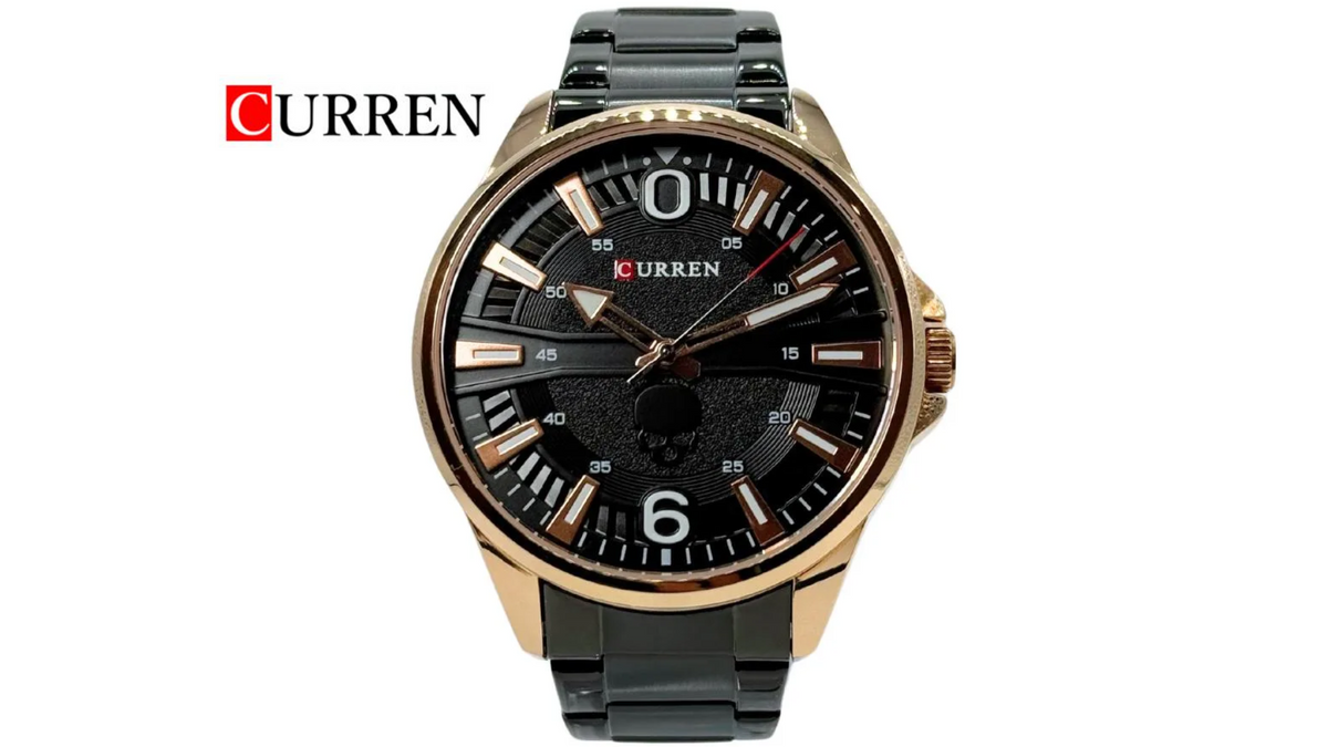 Reloj Curren 8389 Pavonado/Oro Rosa - Metálico de Hombre
