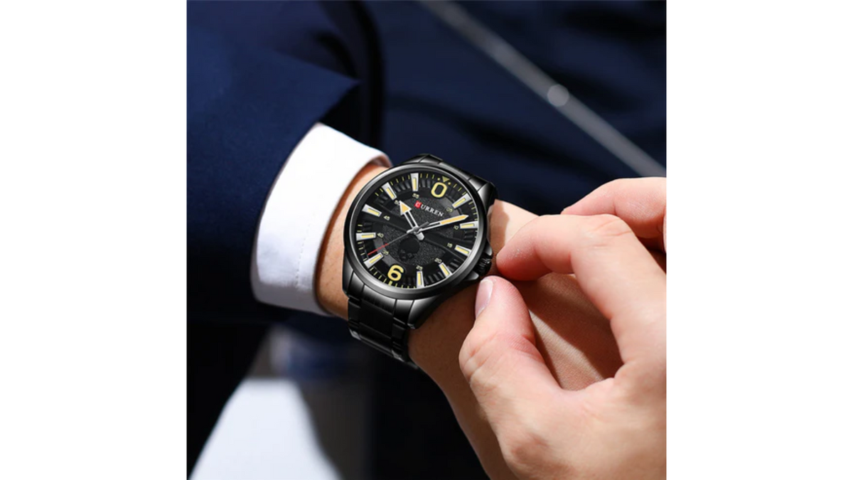Reloj Curren 8389 Pavonado - Metálico de Hombre