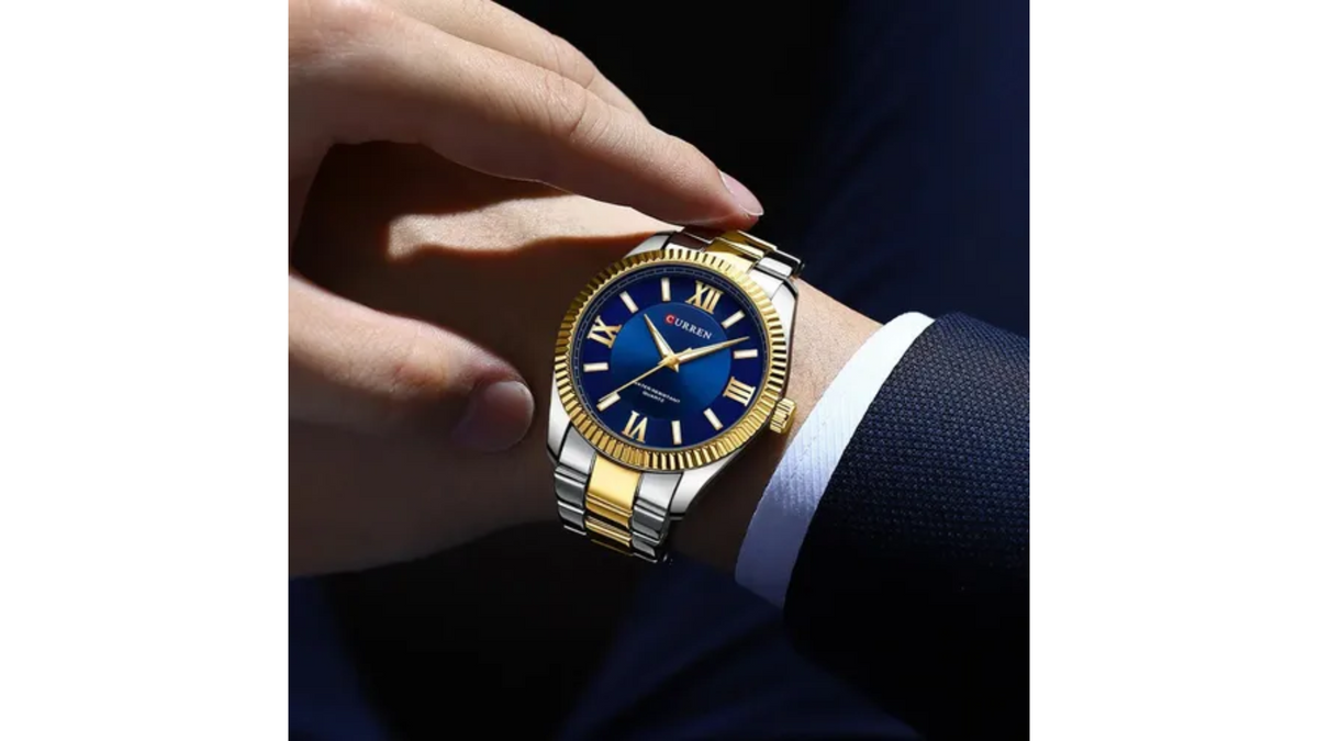 Reloj Curren 8453 Dorado/Plateado - Metálico de Hombre