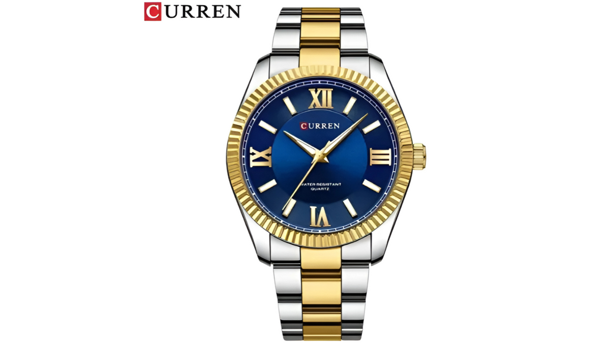 Reloj Curren 8453 Dorado/Plateado - Metálico de Hombre