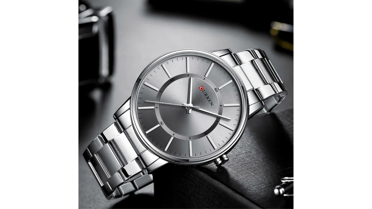 Reloj Curren 8385 Plateado - Metálico de Hombre