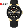Reloj Curren 8465 Negro/Dorado - Plástico de Hombre