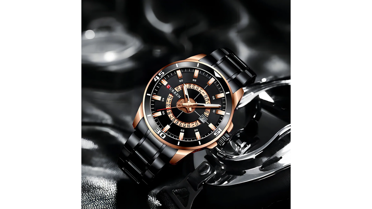 Reloj Curren 8359 Pavonado/Oro Rosa - Metálico de Hombre