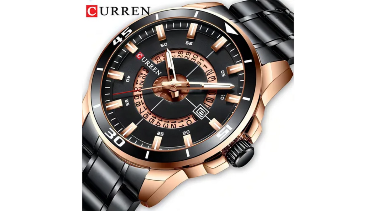 Reloj Curren 8359 Pavonado/Oro Rosa - Metálico de Hombre
