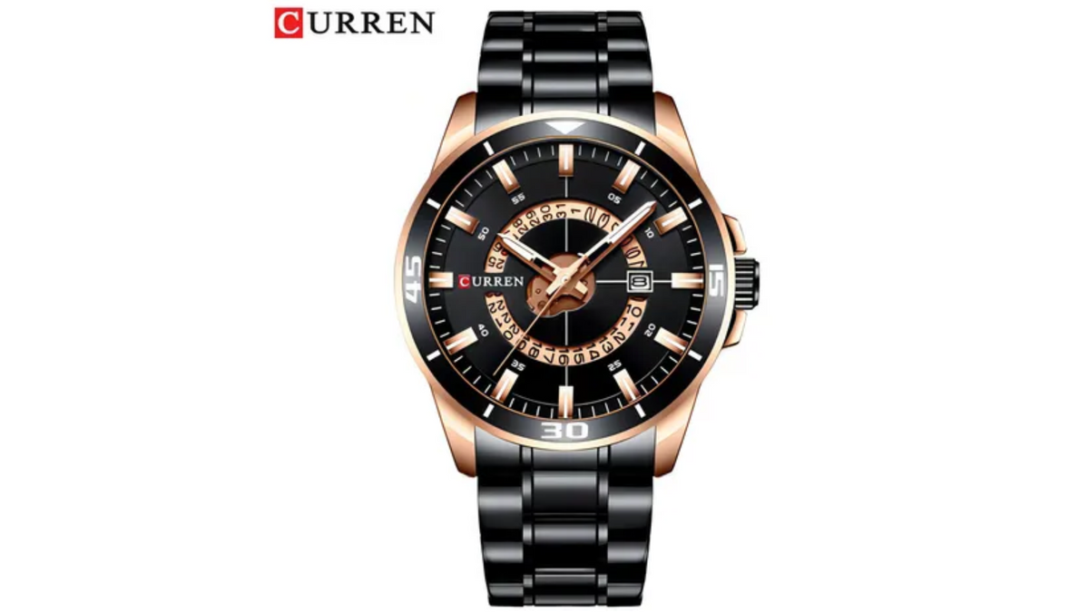 Reloj Curren 8359 Pavonado/Oro Rosa - Metálico de Hombre