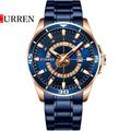 Reloj Curren 8359 Azul/Oro Rosa - Metálico de Hombre