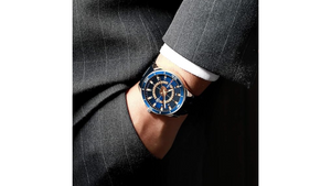 Reloj Curren 8359 Azul/Oro Rosa - Metálico de Hombre