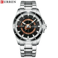 Reloj Curren 8359 Plateado/Negro - Metálico de Hombre