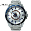 Reloj Curren 8359 Plateado/Azul - Metálico de Hombre