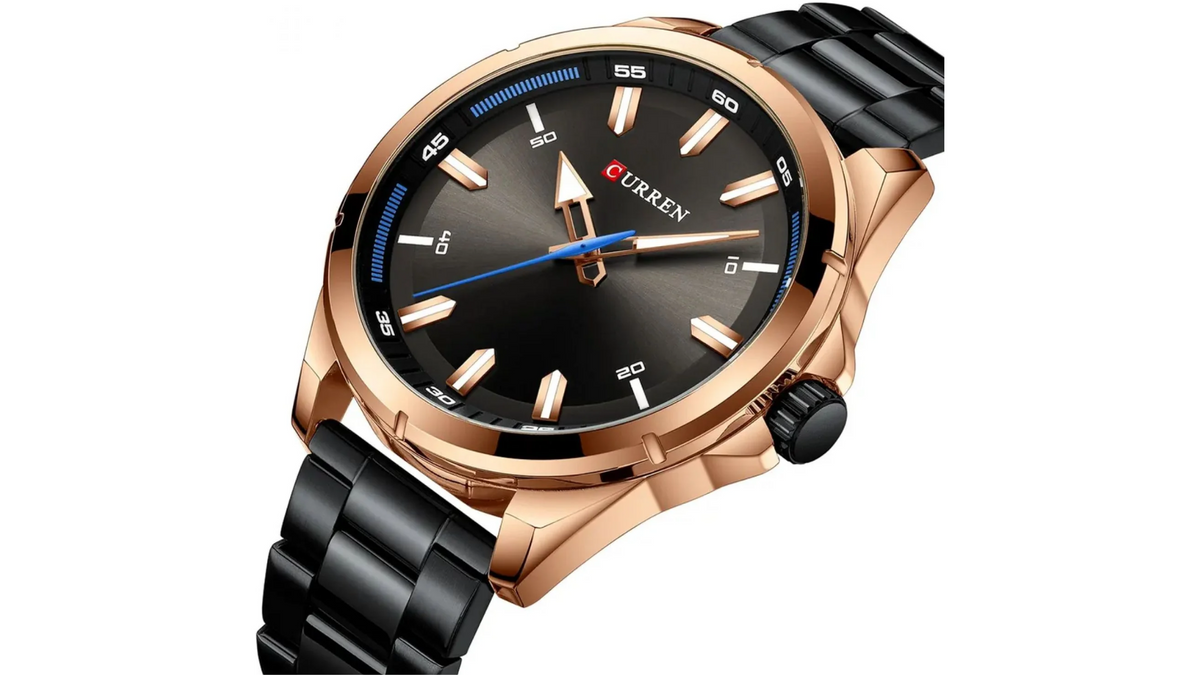 Reloj Curren 8320 Pavonado/Oro Rosa - Metálico de Hombre