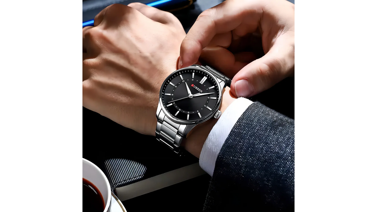 Reloj Curren 8430 Plateado - Metálico de Hombre