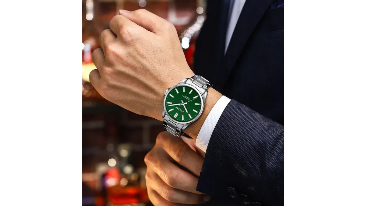 Reloj Curren 9090G Plateado - Metálico de Hombre