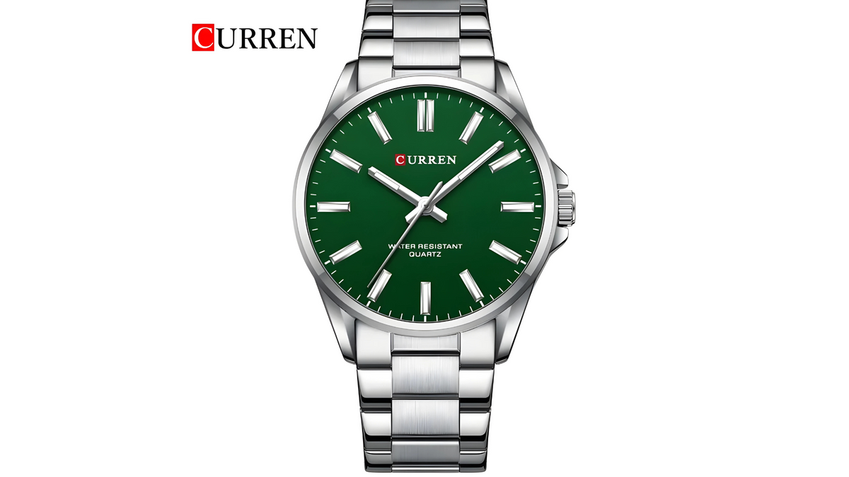 Reloj Curren 9090G Plateado - Metálico de Hombre