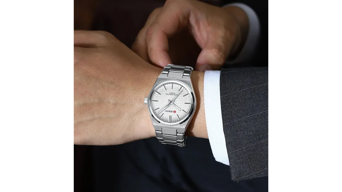 Reloj Curren 8439 Plateado - Metàlico de Hombre