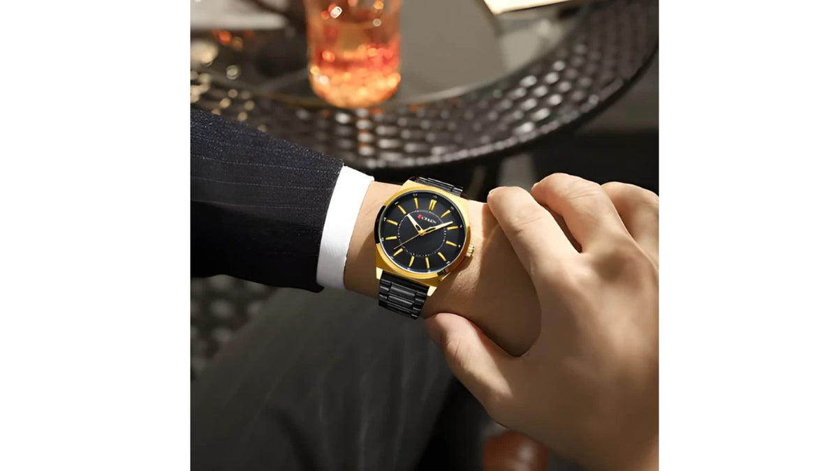 Reloj Curren 8407 Pavonado - Metálico de Hombre