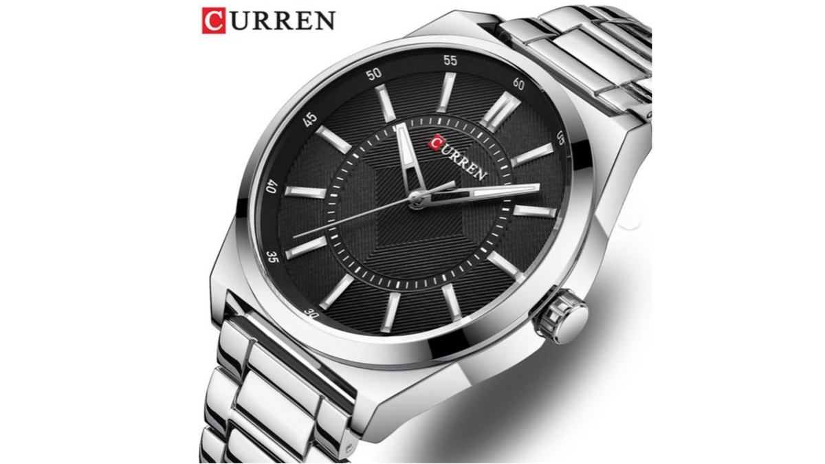 Reloj Curren 8407 Plateado - Metálico de Hombre
