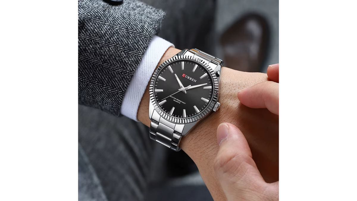 Reloj Curren 8425 Plateado - Metálico de Hombre