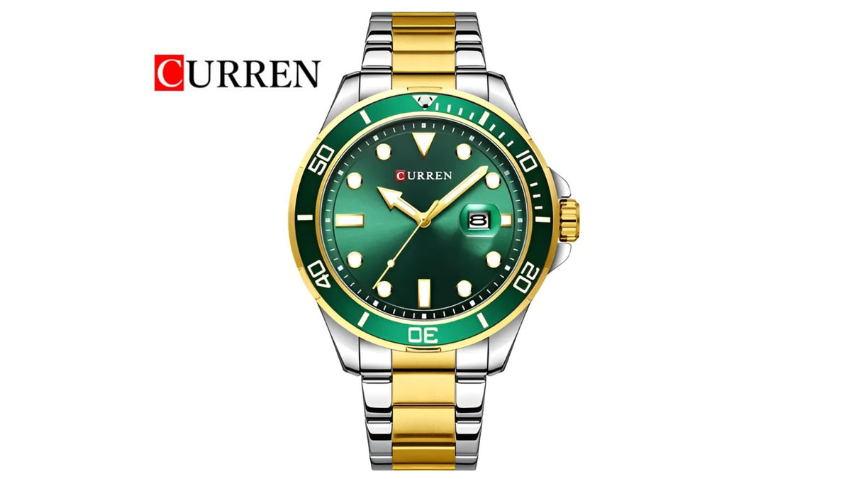 Reloj Curren 8388 Plateado/Dorado - Metálico de Hombre