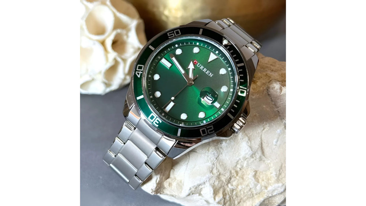 Reloj Curren 8388 Plateado - Metálico de Hombre