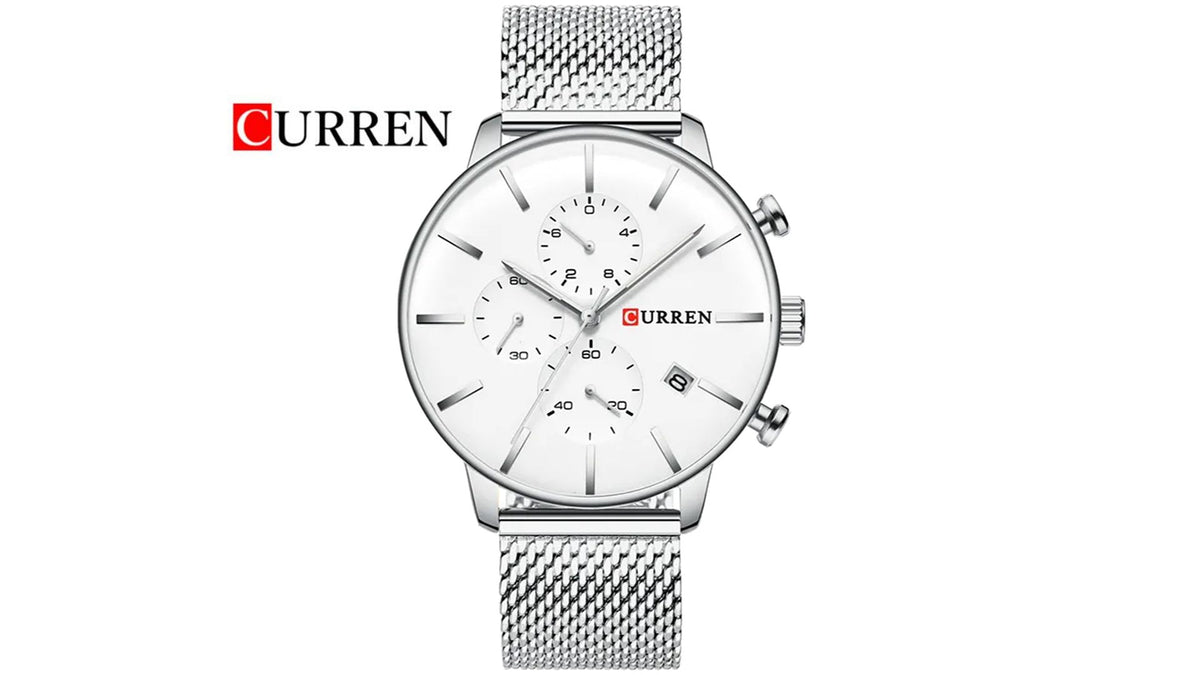Reloj Curren 8339 Plateado - Metálico de Hombre