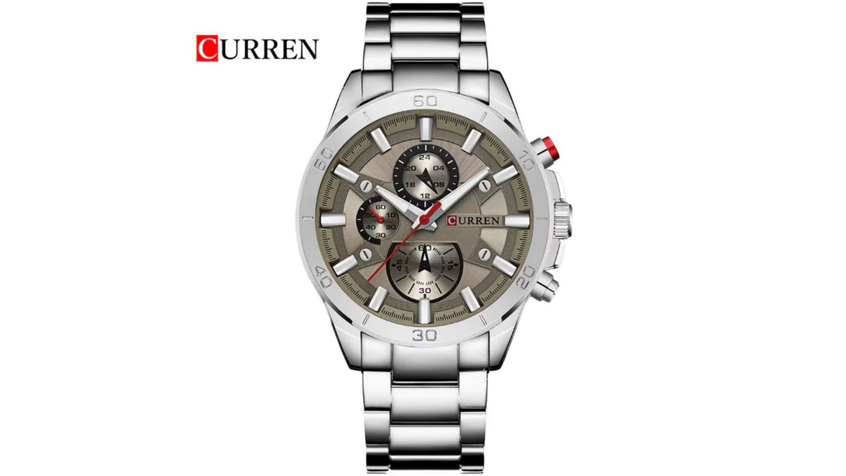 Reloj Curren 8275 Plateado - Metálico de Hombre