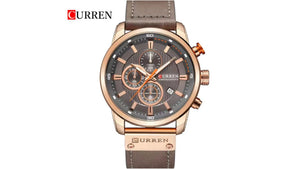 Reloj Curren 8291 Café - Cuero de Hombre