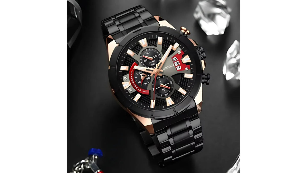 Reloj Curren 8401 Pavonado/Oro Rosa - Metálico de Hombre