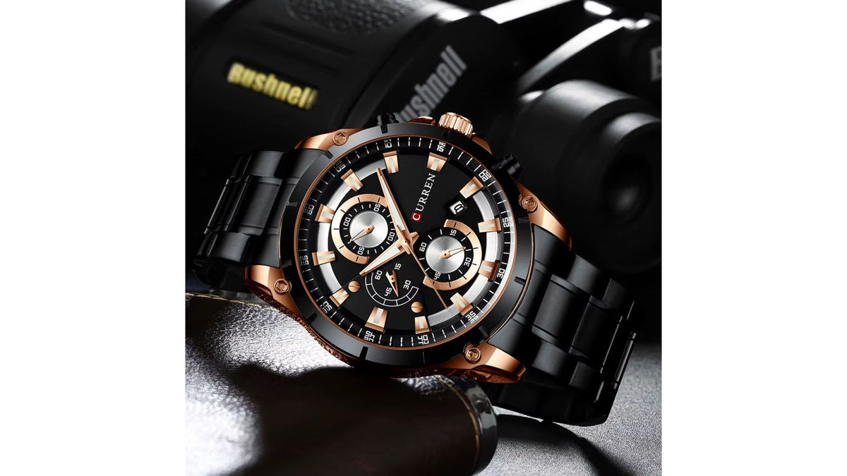 Reloj Curren 8360 Pavonado/Oro Rosa - Metálico de Hombre