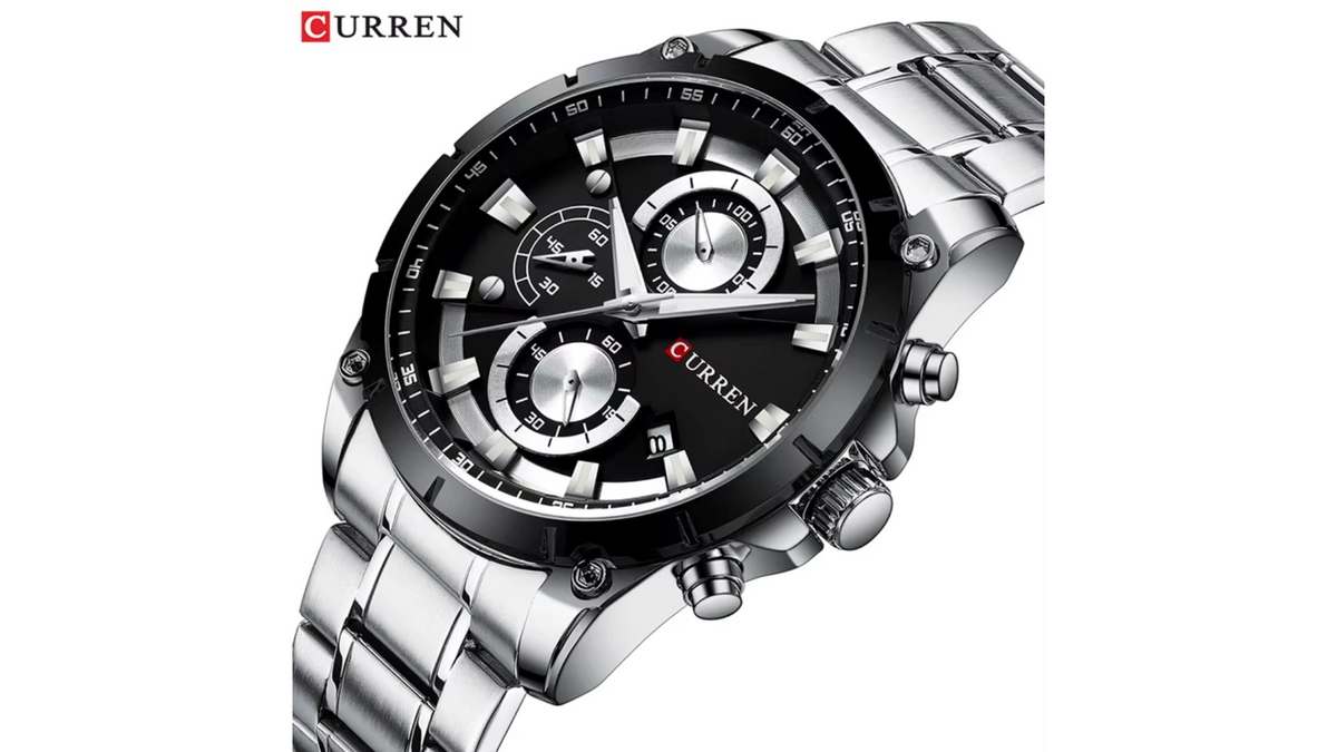 Reloj Curren 8360 Plateado - Metálico de Hombre