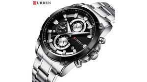 Reloj Curren 8360 Plateado - Metálico de Hombre
