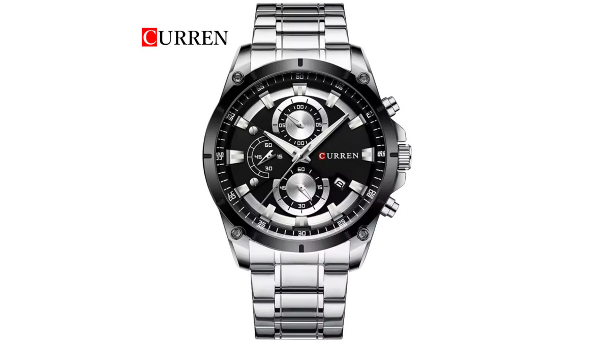 Reloj Curren 8360 Plateado - Metálico de Hombre