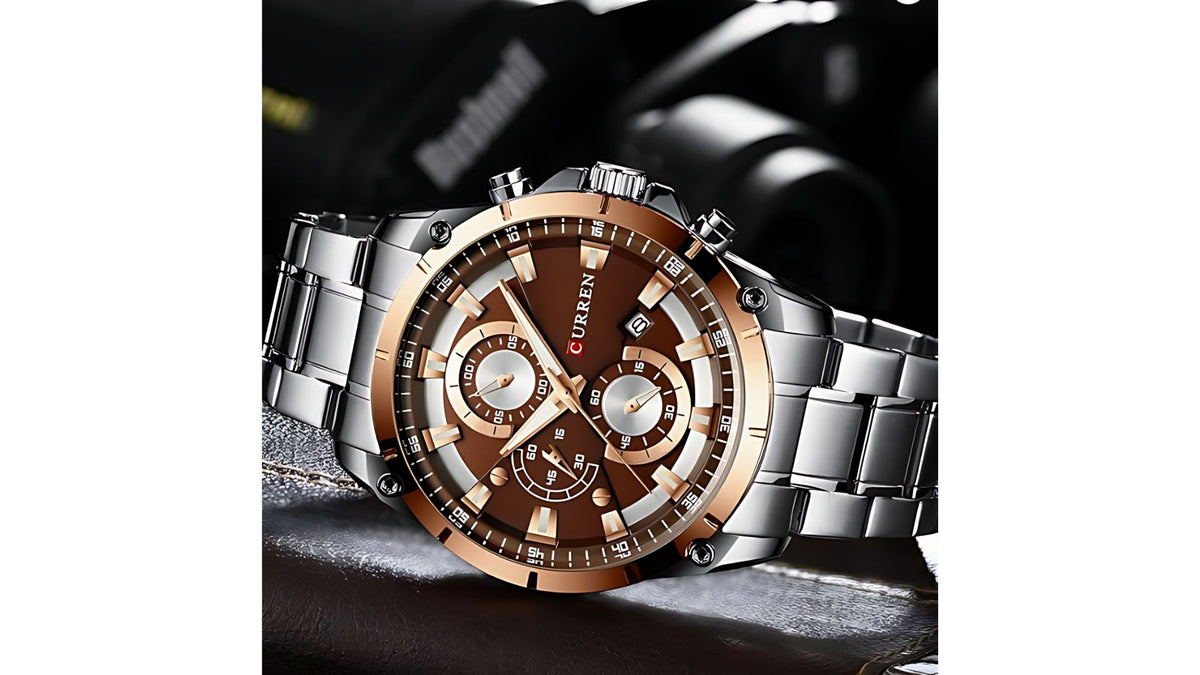 Reloj Curren 8360 Plateado - Metálico de Hombre