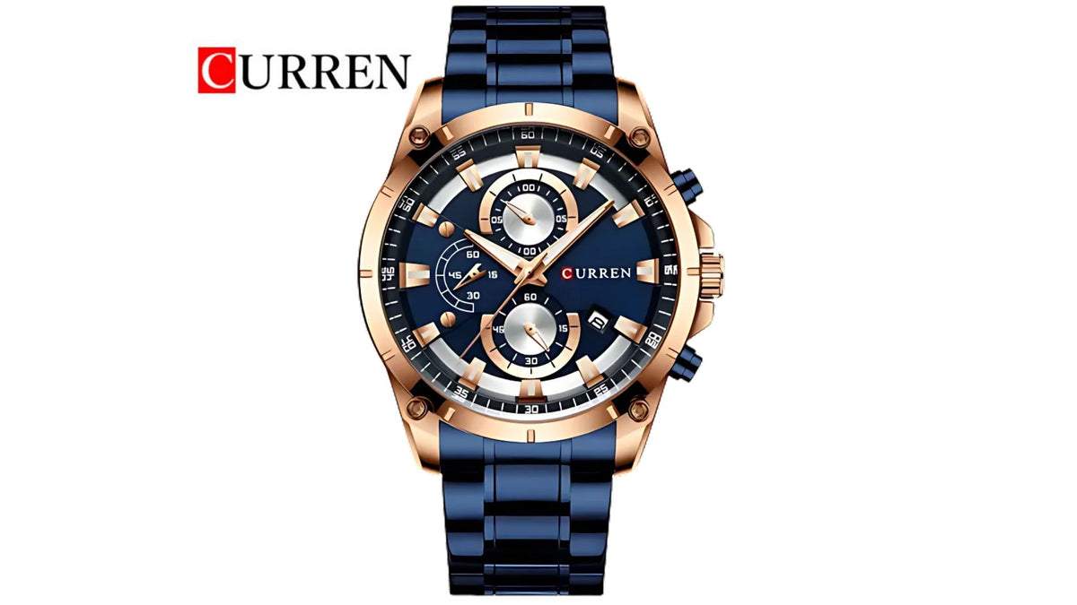 Reloj Curren 8360 Azul - Metálico de Hombre