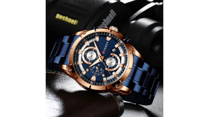 Reloj Curren 8360 Azul - Metálico de Hombre