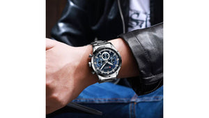 Reloj Curren 8355 Plateado - Metálico de Hombre