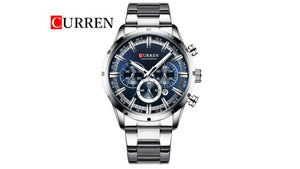 Reloj Curren 8355 Plateado - Metálico de Hombre