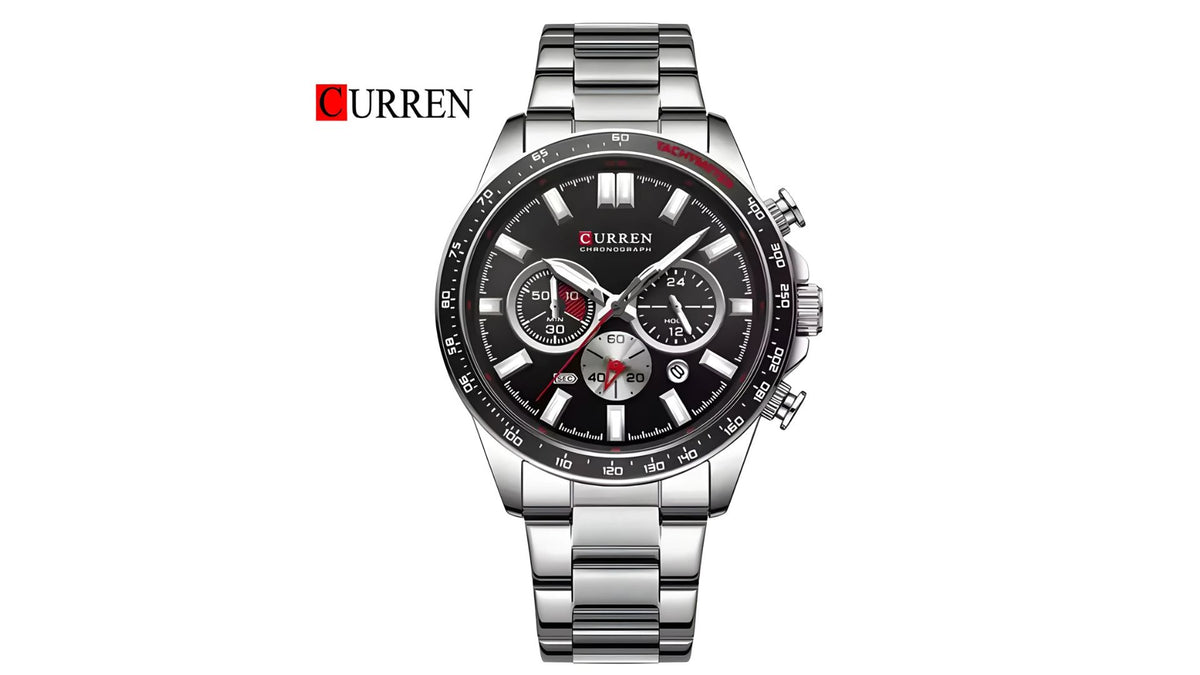 Reloj Curren 8418 Plateado - Metálico de Hombre